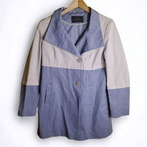 Tahari Two-Toned Peacoat Size Medium